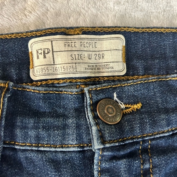 Free People High Rise Busted Skinny Jeans - Picture 4 of 9